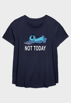 Fifth Sun Plus Lilo And Stitch Not Today Graphic Tee