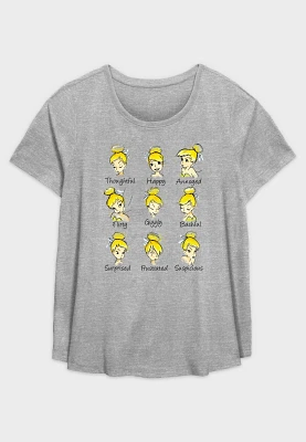 Fifth Sun Plus Peter Pan Tinkerbell Emotions Graphic Tee