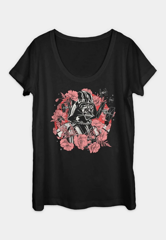 Fifth Sun Floral Vader Graphic Tee