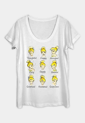 Fifth Sun Peter Pan Tinkerbell Emotions Graphic Tee