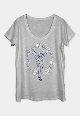 Fifth Sun Peter Pan Tinkerbell Daisy Graphic Tee