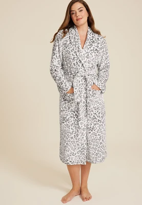 Animal Plush Long Robe