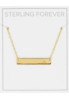 14K Gold Plated Initial Necklace