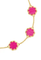 Pink Turquoise Rose Bracelet
