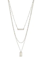 Triple Layered Bar Necklace