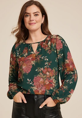 Leighton Floral Long Sleeve Blouse