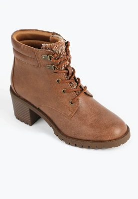 SuperCush Brittany Block Heel Hiker Boot