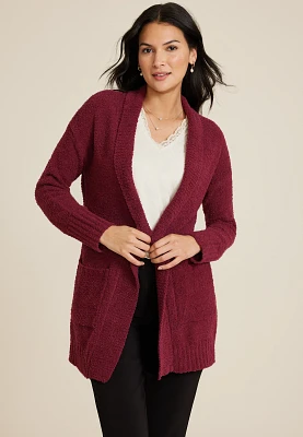 Teddy Knit Pocket Cardigan