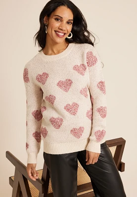 Heart Crew Neck Sweater