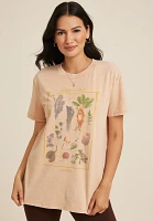 Harry Potter Herbology Oversized Fit Graphic Tee