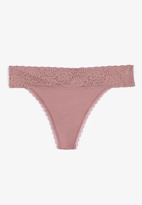 Simply Comfy Cotton Thong Panty