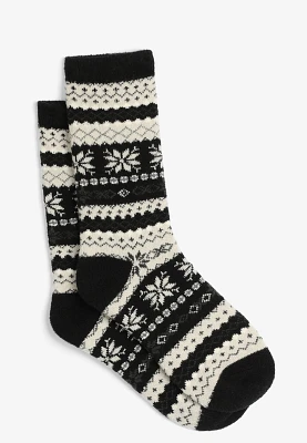 Fair Isle Crew Socks