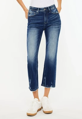 KanCan™ High Rise Slim Straight Cropped Jean