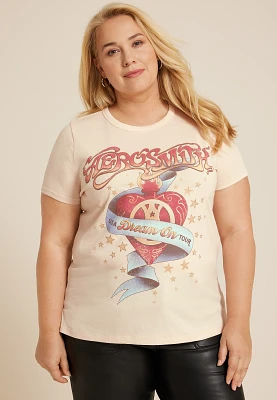 Plus Aerosmith Classic Fit Graphic Tee