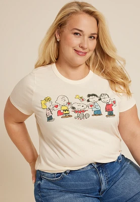 Plus Peanuts Valentine Classic Fit Graphic Tee