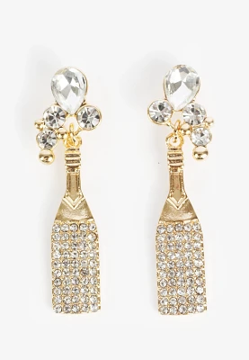 Champagne Earring Drop Earrings