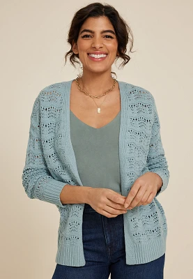 Open Stitch Cardigan