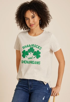Shamrocks And Shenanigans Classic Fit Graphic Tee