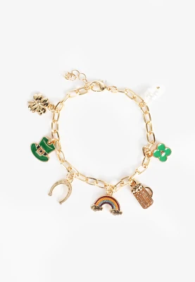 St Patrick Day Charm Bracelet