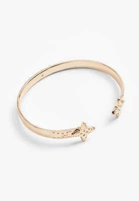 Gold Star Cuff Bracelet