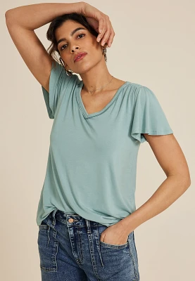 Flutter Sleeve Tee