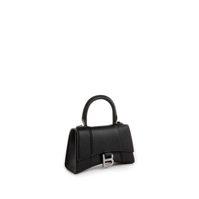 Sac Hourglass Top Handle XS en cuir