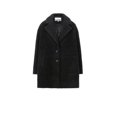 Manteau en laine recyclée mélangée