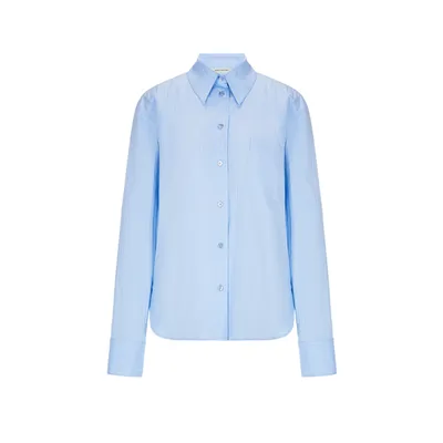 Chemise rayée ton sur ton