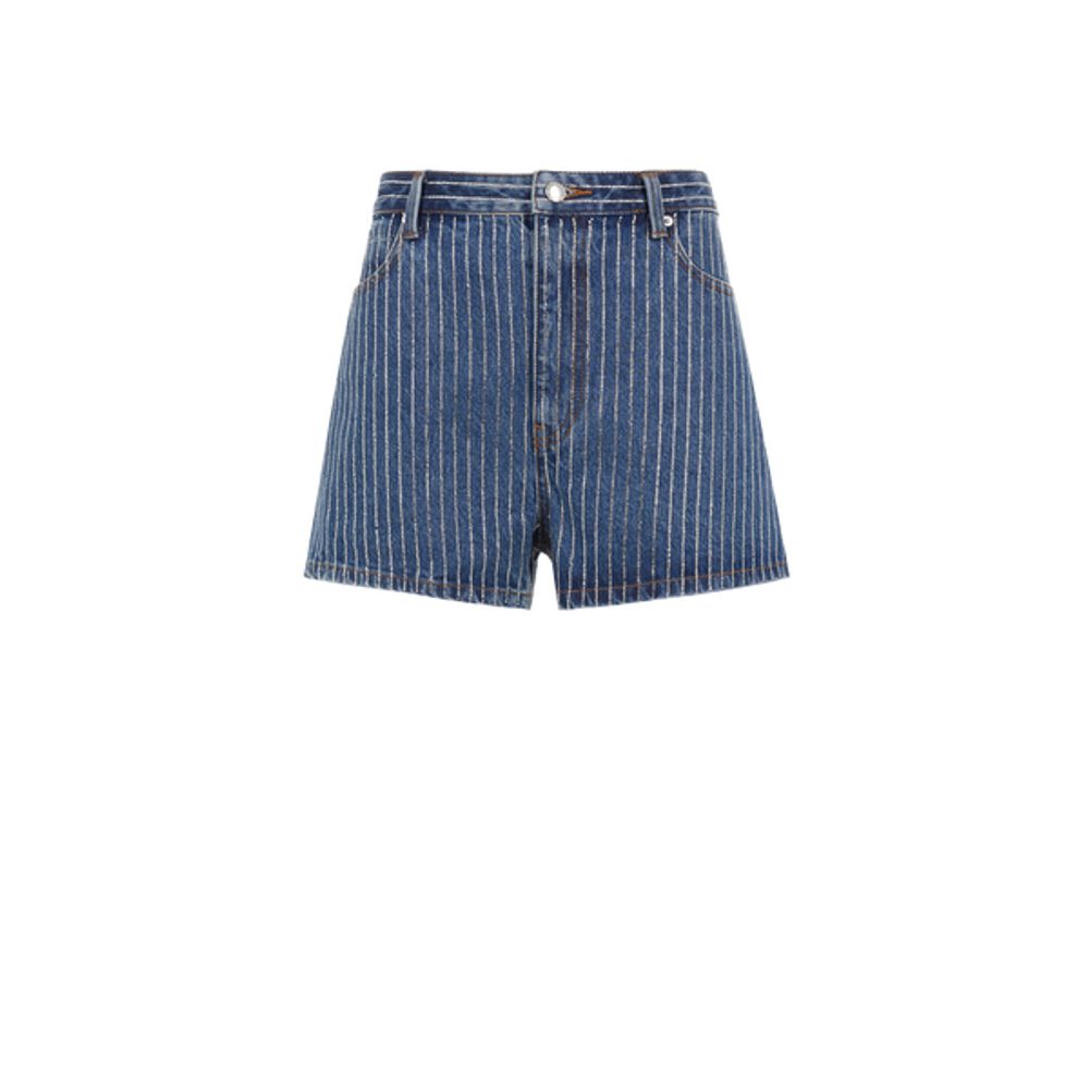 Short jean en coton