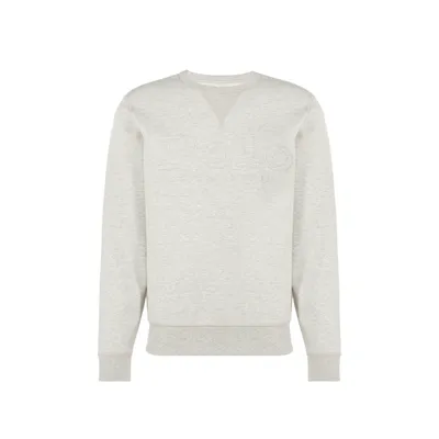 Sweatshirt droit en jersey de coton et polyester recycl