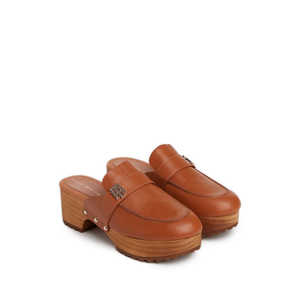 Mules sabot en cuir