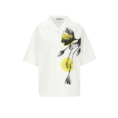 Chemise imprimée en coton