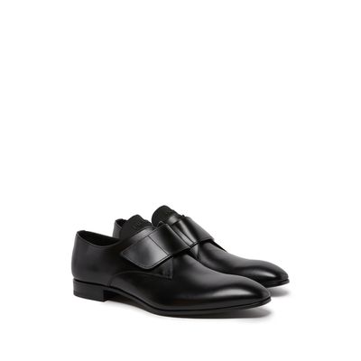 Derbies en cuir bross