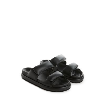 Claquettes en cuir