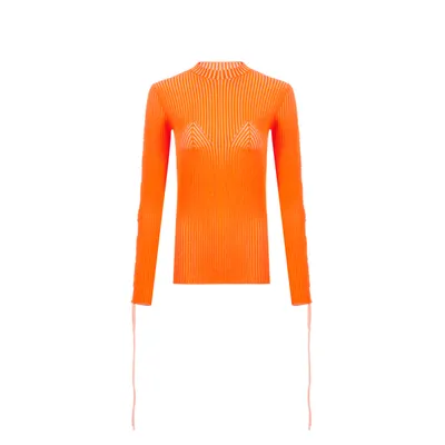 Pull en maille côtelée