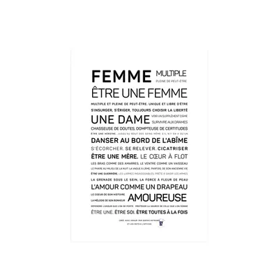 Affiche Femme