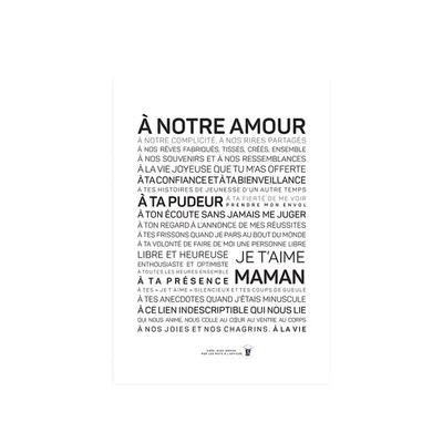 Affiche Maman