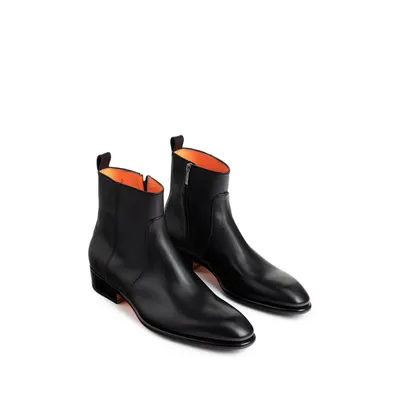 Bottines en cuir