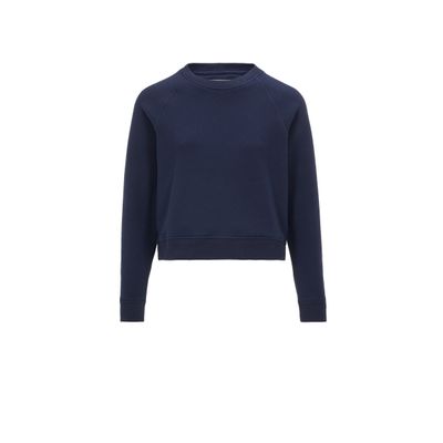 Sweatshirt cropped en coton organique