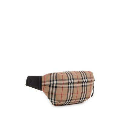 Sac banane Vintage check en coton
