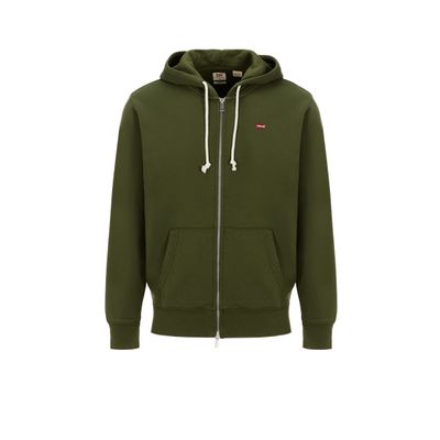 Sweat zippé en coton