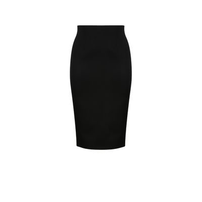 Jupe crayon en laine
