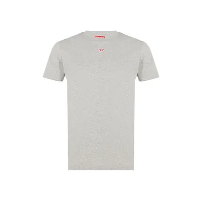 T-shirt à patch monogramme en coton