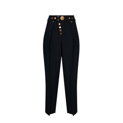 Pantalon à boutonnage asymétrique