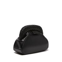 Pochette en cuir nappa matelass
