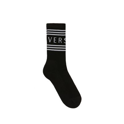 Chaussettes Versace mi-hautes en coton