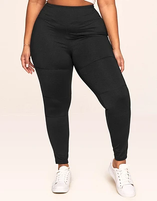 Haley Heathered Cargo Legging Plus