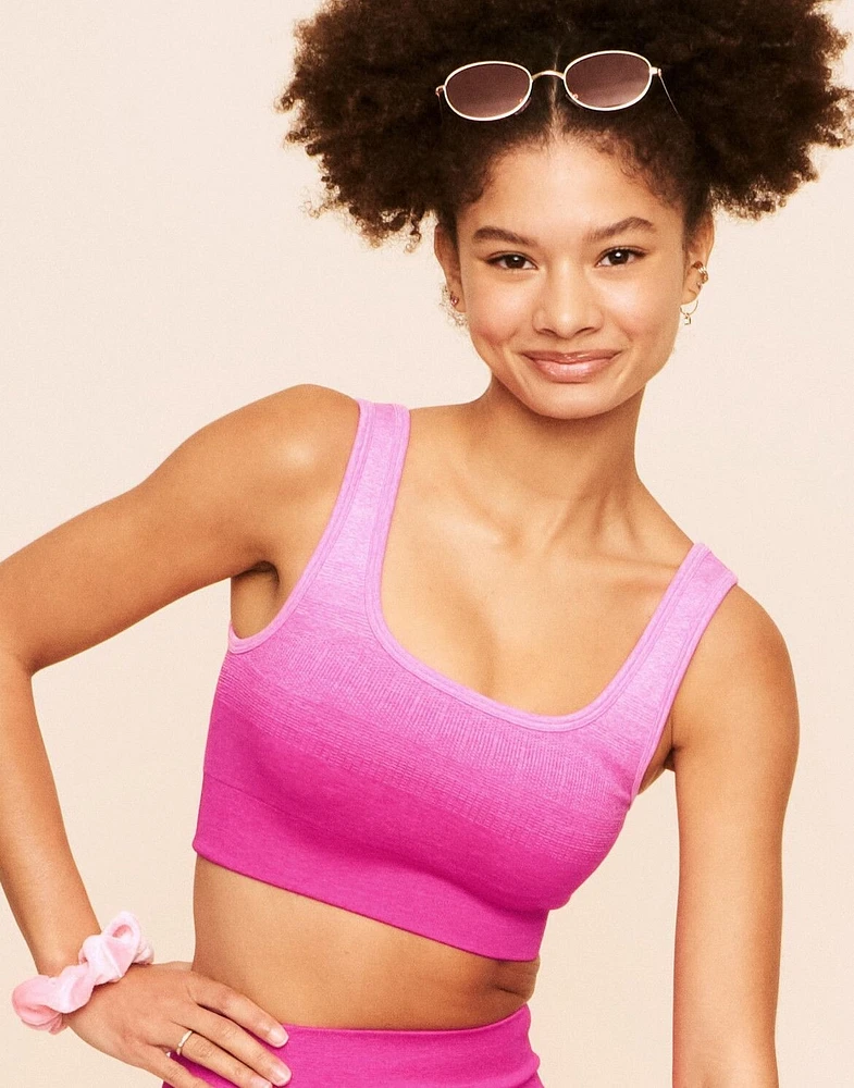 Maeve Ombre Sports Bra Contour