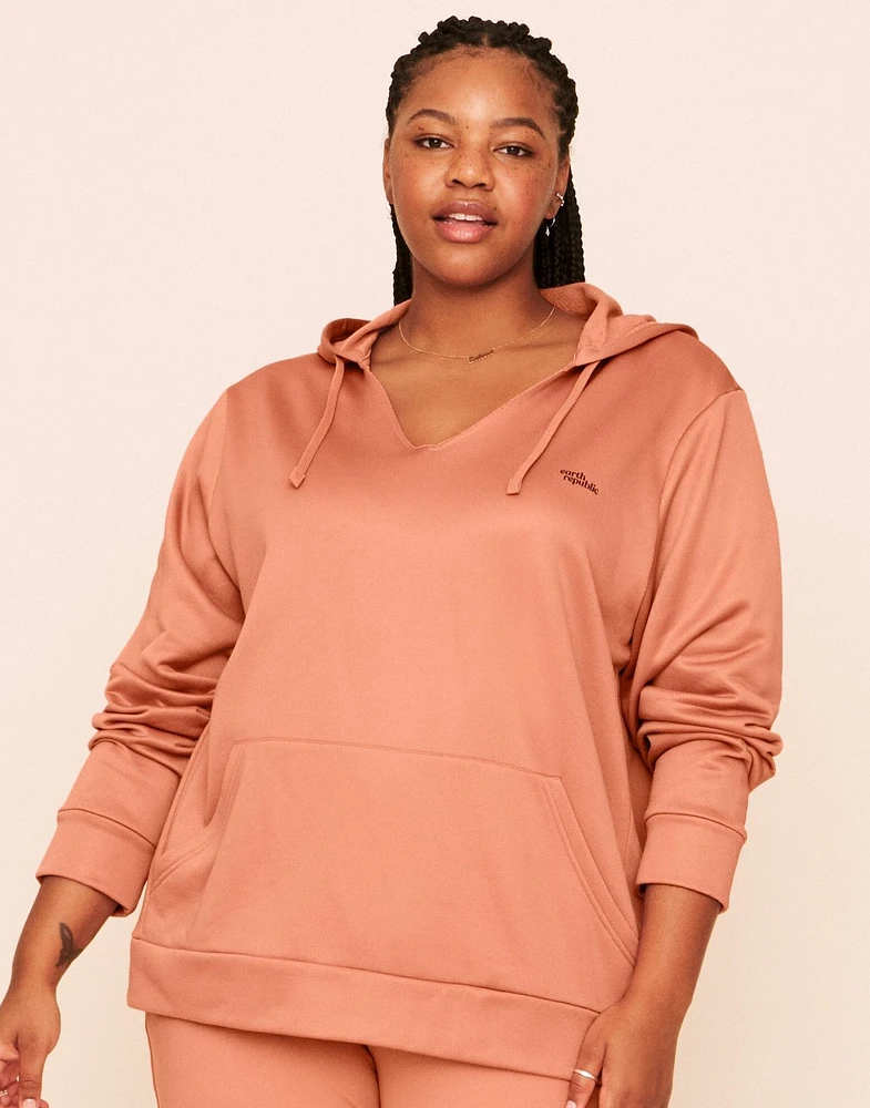 Faye Hooded Pullover Plus