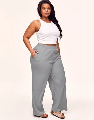 Riley Rib Lounge Pant Plus